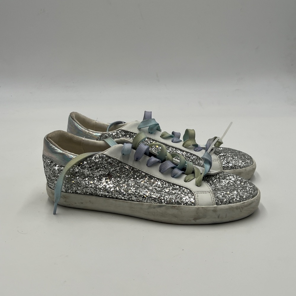 Sam Edelman Kids Sneakers Silver Glitter